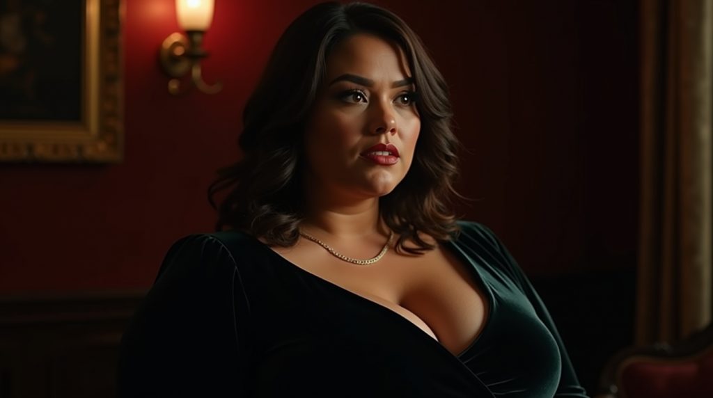 The Timeless Magic of a Plus Size Black Velvet Dress