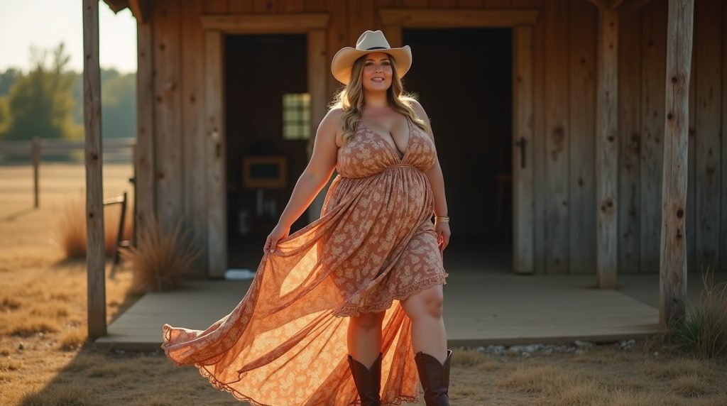 Modern Western Magic: Plus Size Cowgirl Dress Ideas for Every Curve 1 Modern Western Magic: Plus Size Cowgirl Dress Ideas for Every Curve