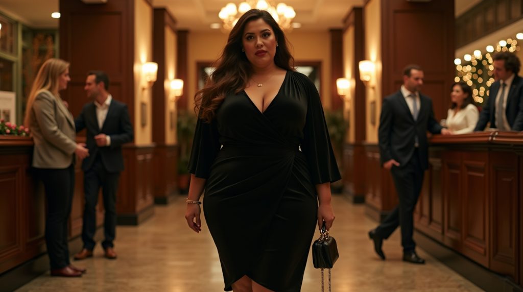 Curvy & Celebrated: Finding the Perfect Work Christmas Party Dress Plus Size