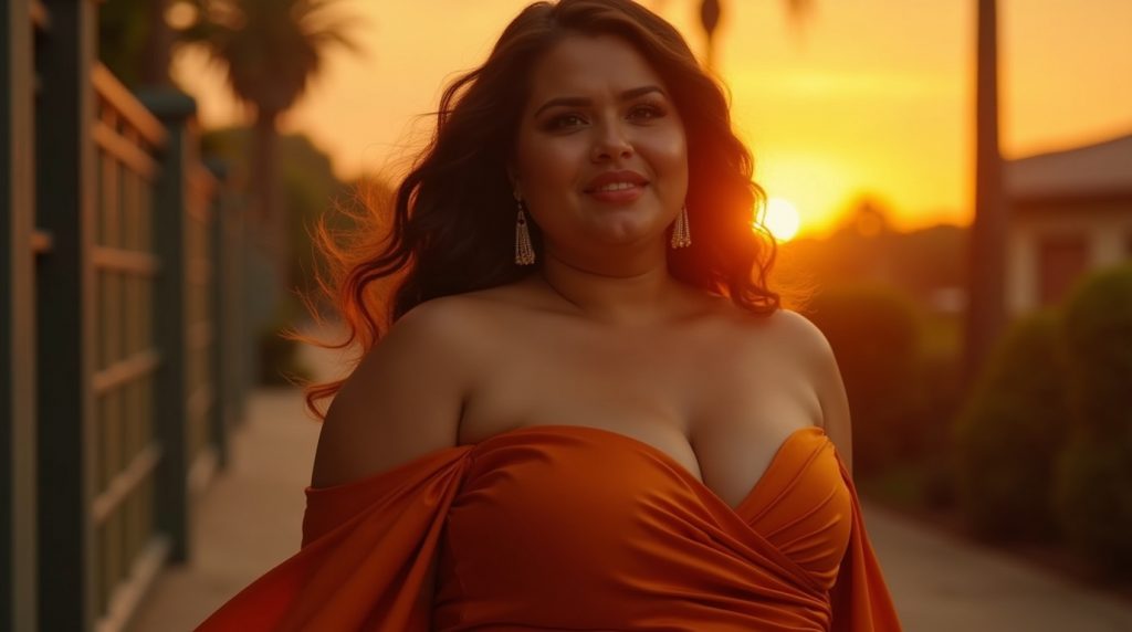 Curvy Girls Are Obsessed With This Burnt Orange Formal Dress Plus Size—Here’s Why! 1 Curvy Girls Are Obsessed With This Burnt Orange Formal Dress—Here’s Why!